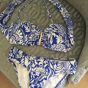 La Blanca Bandeau Bikini NEW